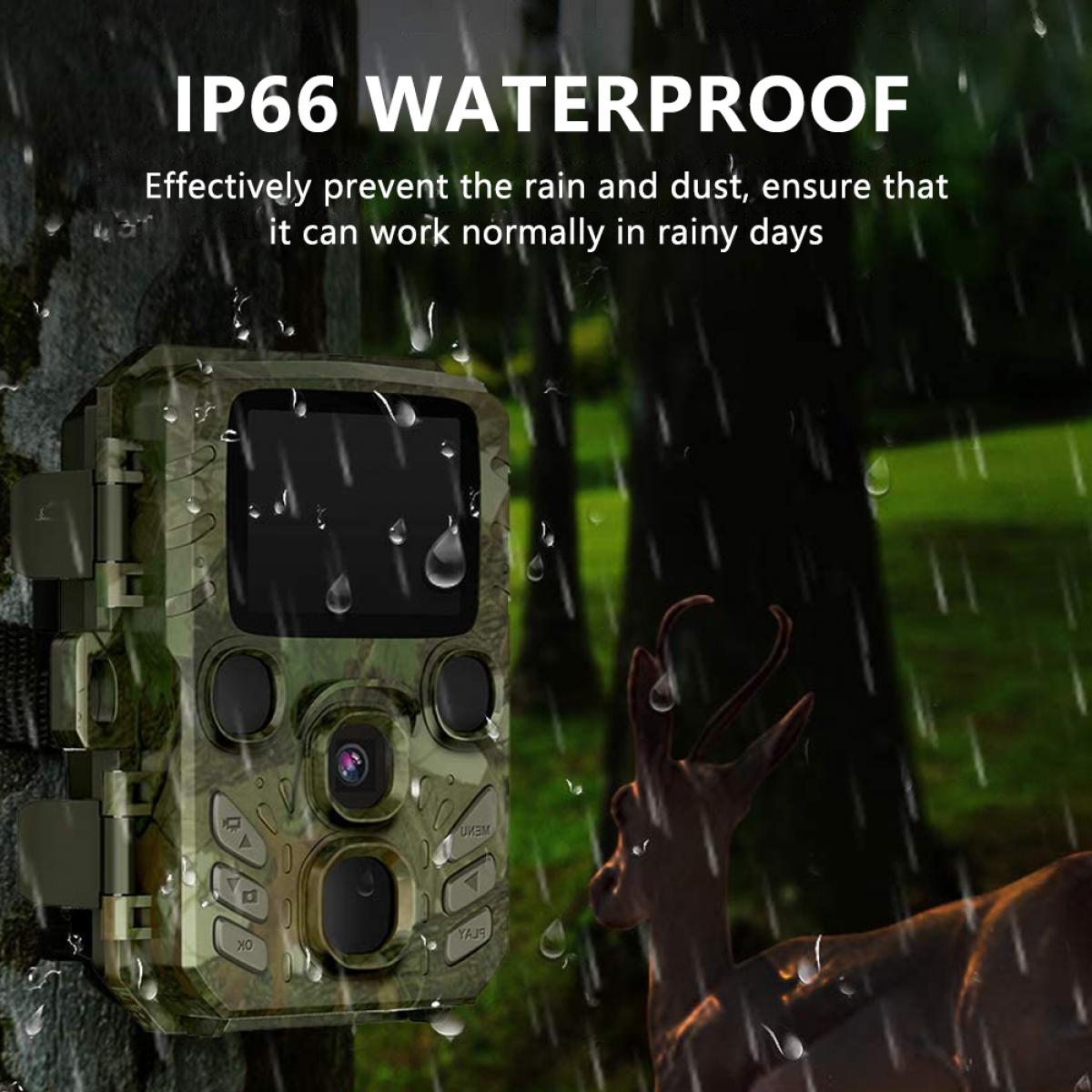 1080P HD 5MP Trail Camera IP66 Waterproof