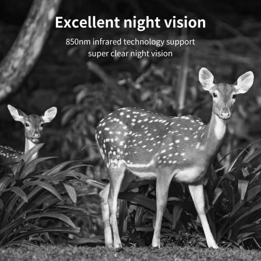 Hunting Camera 16MP 1080P HD Night Vision Animal Trap Trail Cam Monitor 