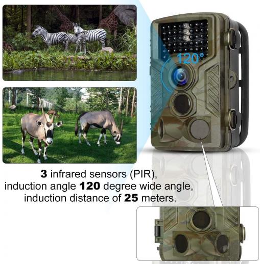 Details about   New 1080P Hunting Camera IP65 Waterproof Night Version Photo Wildlife Camera 