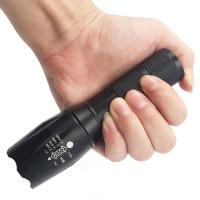 A100 LED tactical flashlight torch lantern Zoomable self defense 5 mode adjustable camping light lamp
