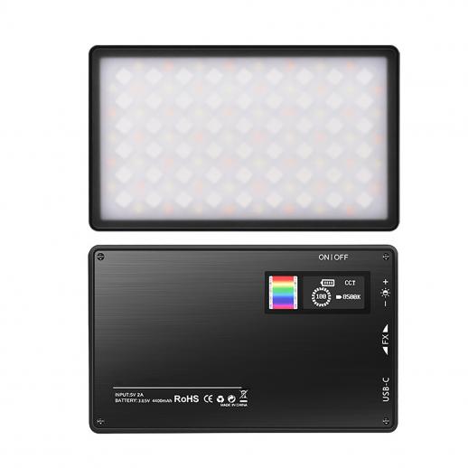 Fill Light Camera Light Small Photography LED Portable Pocket Phone SLR Color : Black 