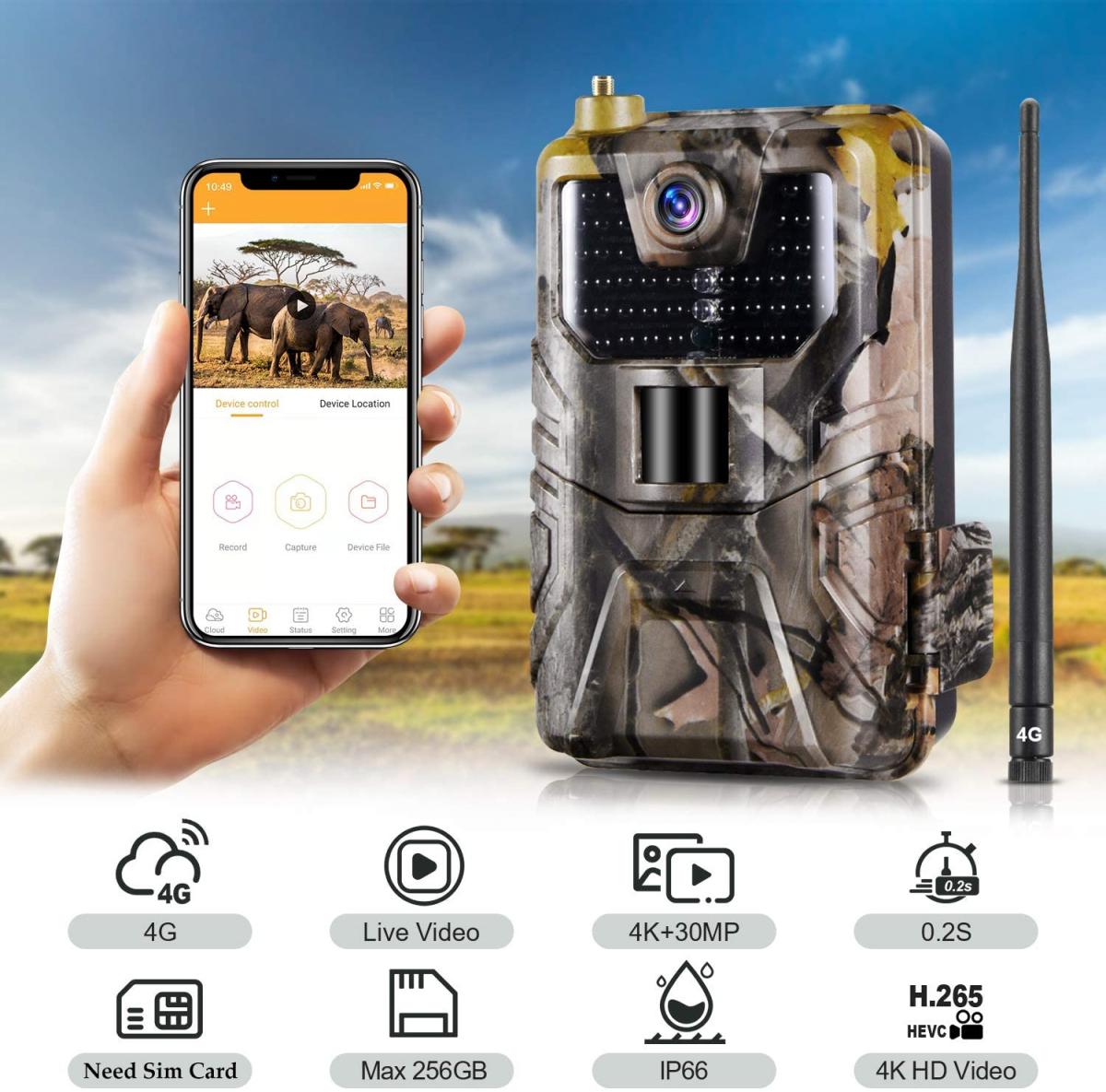 cellular video trail camera