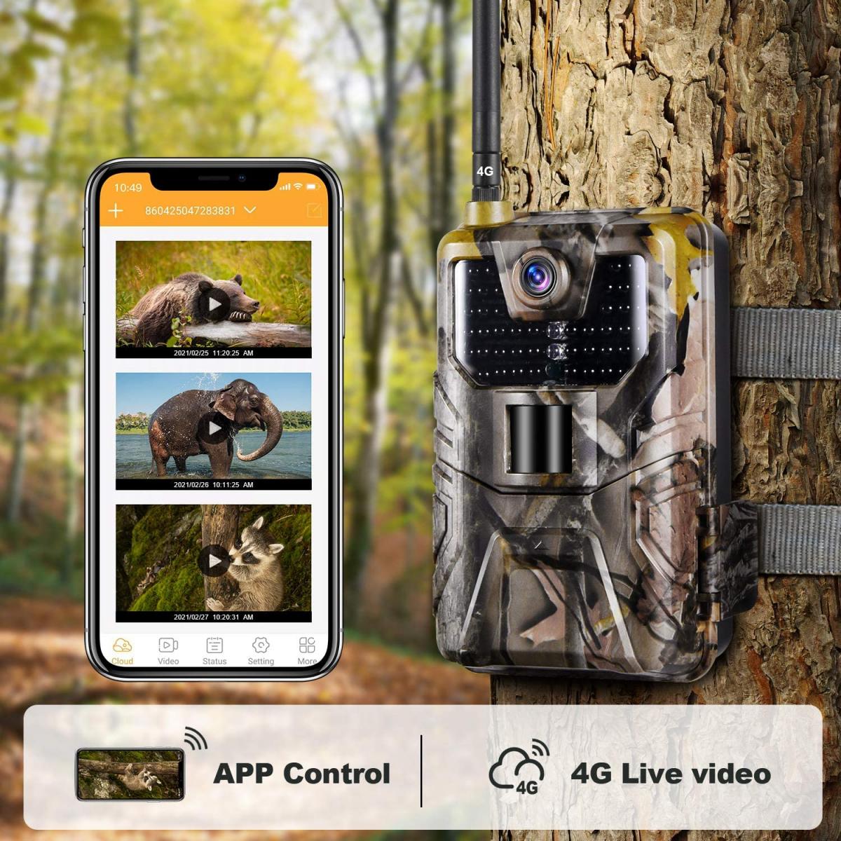 Details about   4G Cellular Trail Camera Deer Hunting Camera Night Vision Motion Activated ATT&T 