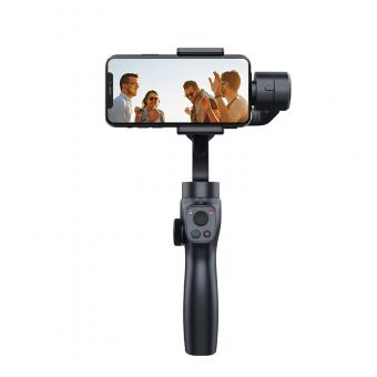 Anti-Shake 3-Axis Gimbal Stabilizer, for iPhone, Android Phones and Gopro Sports Cameras, Dynamic Face/Object Tracking