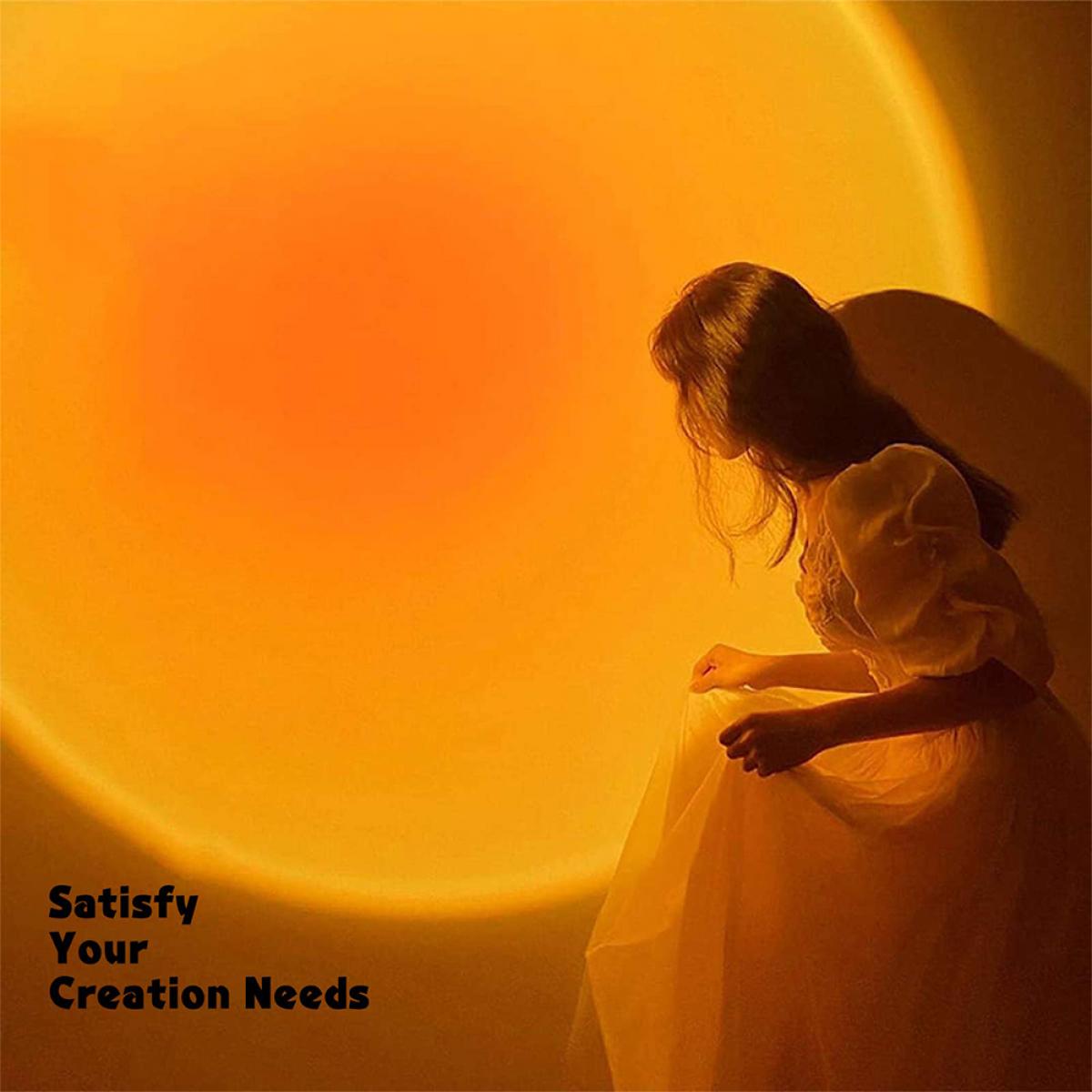 居間、寝室、ホテル、レストラン、装飾、リアルタイムストリーミングメディア写真（虹）用のフロアランププロジェクターLEDプロジェクションナイトライト