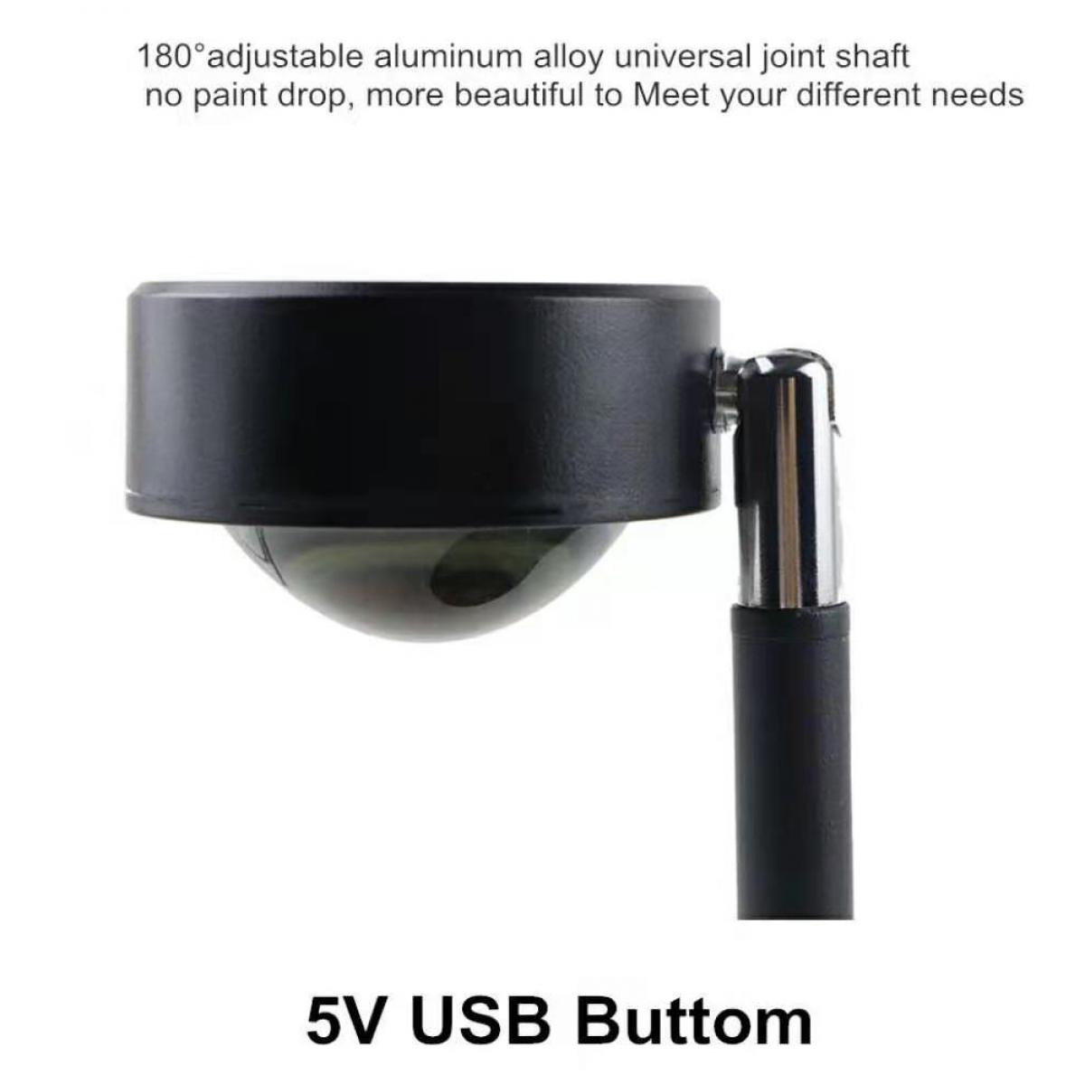 居間、寝室、ホテル、レストラン、装飾、リアルタイムストリーミングメディア写真（虹）用のフロアランププロジェクターLEDプロジェクションナイトライト