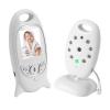 Video baby monitor wireless camera + 2 intercom audio + night vision + temperature sensor + 8 lullaby + 2 inch LCD screen + baby pet monitoring monitoring audio for home security, no WiFi is required. US VB601