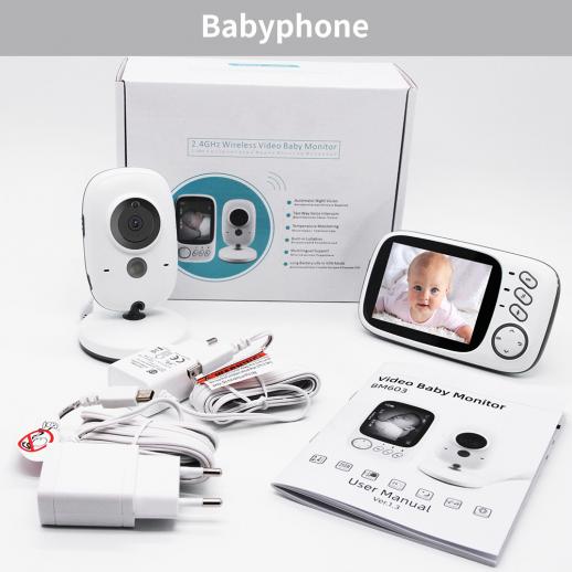 convergence One hundred years disk Baby Monitor 3.2" Video Baby Monitor with Camera & Audio Two-Way Talk EU  Plug - KENTFAITH