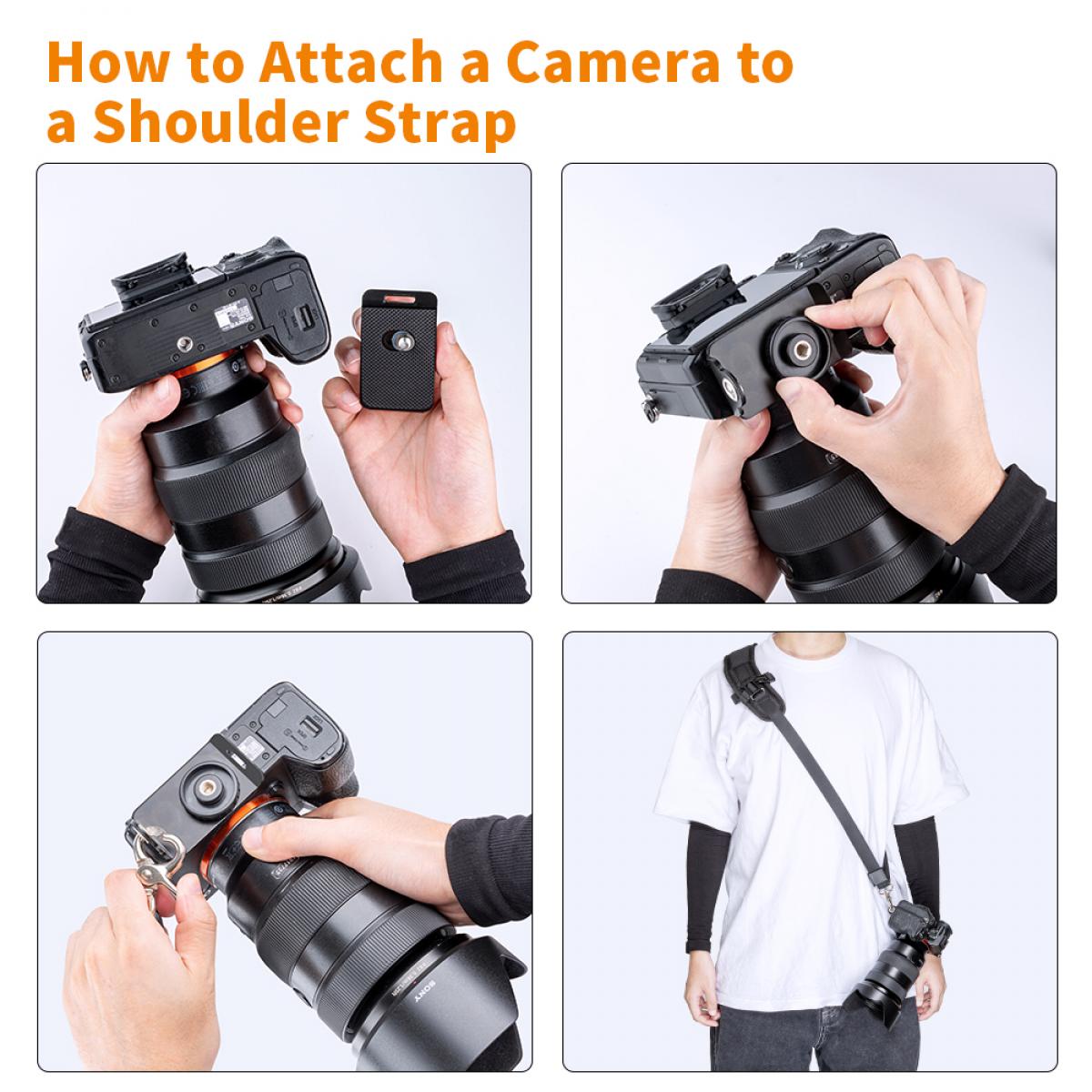 Alça Dupla com Engate Rápido Para DSLR Double Strap - Eshop10 -  Equipamentos Fotográficos e Cine