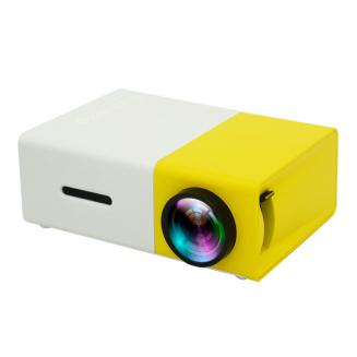 Mini Pocket LED Projector 1080P Full HD Work With TV Stick (US Plug)