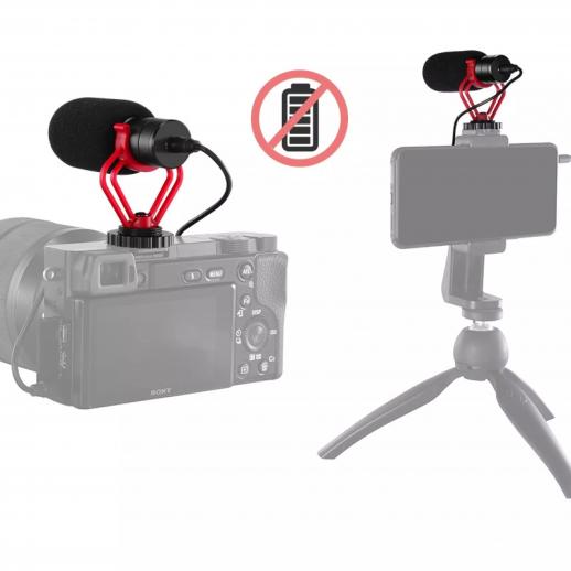 Shotgun DV Interview Mic Microphone Clear Voice Mini For Video Camera Recording 