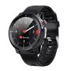 L15 color screen full touch smart watch, black, heart rate blood pressure and blood oxygen, LED, 10 exercise mode monitoring, 370mah, call reminder, support call rejection, IP68 waterproof smart watch
