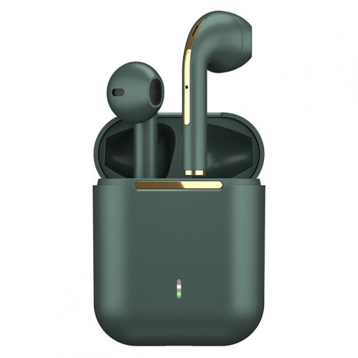 TWS Bluetooth Earbuds Wireless Earphones In-Ear Headset Green for Mobile