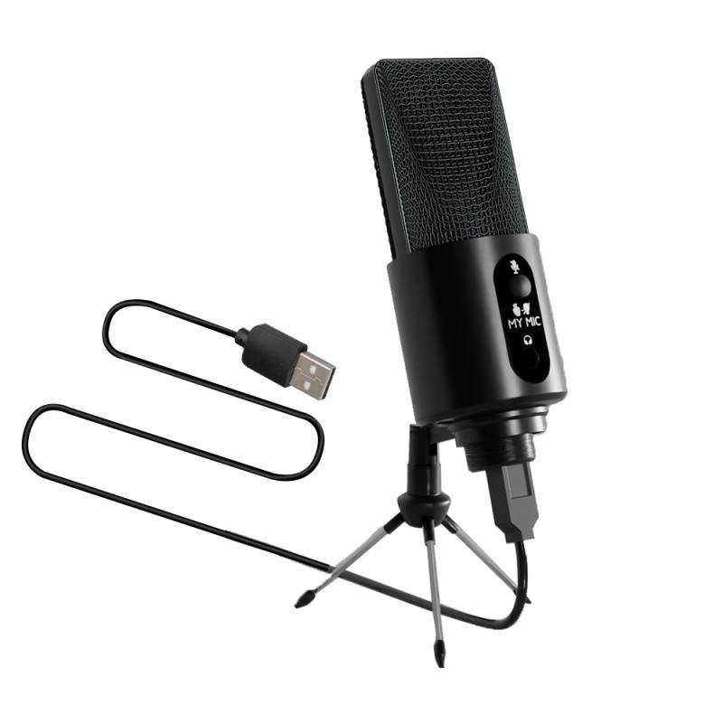 Microfono per computer USB ZAFFIRO - Plug & Play Italy