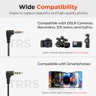 Camera Microphone, Supercardioid 3.5mm Shotgun Mic for Camera, DSLR, iPhone and Android Smartphones, with Shock Mount & Noise Reduction, Compatible with Canon EOS, Nikon, and Sony Cameras, Kentfaith