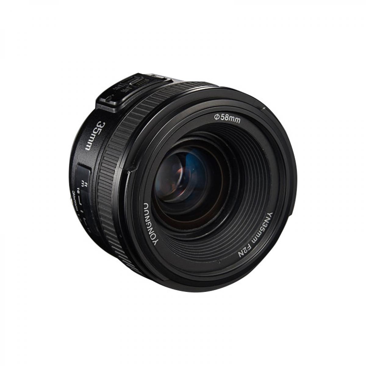 Yongnuo YN 35mm f/2 Standard Fixed Focus Lens Autofocus for Nikon F-mount  Digital SLR Cameras