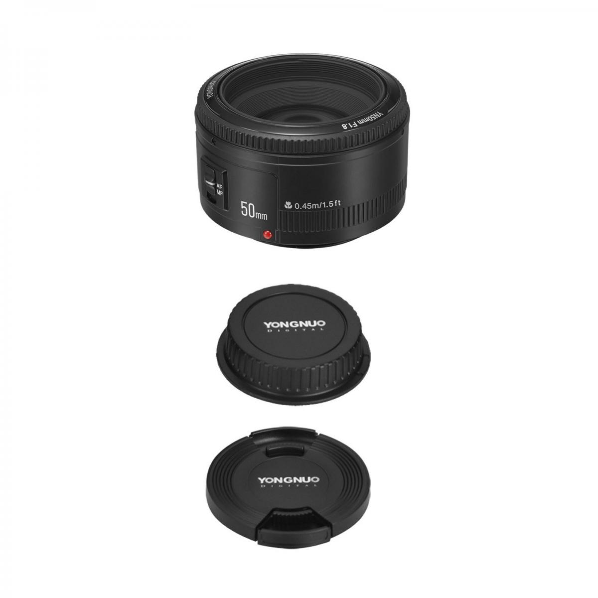 Yongnuo YN 50mm f/1.8 Lens for Canon EF YN50MM 1.8 C B&H Photo