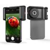 Phone Macro Lens, 100X Microscope for Android/iPhone Micro Camera with LED Light CPL Handheld Pocket, Compatible with Smartphone Accessories Macro Focus Glass for Gift.