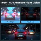 4G LTE Dash Cam Front Camera for Cars, Remote Live-View & Location, Event Video Alarm & Upload to Cloud Storage, 24/7 Parking Mode OBD Power Cable, Kentfaith