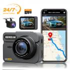 4K Dash Cam Front and Rear with GPS, 5G WiFi, Starlight Night Vision, G-Sensor, 24H Parking Mode Kentfaith