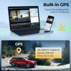 4K Dash Cam Front and Rear with GPS, 5G WiFi, Starlight Night Vision, G-Sensor, 24H Parking Mode Kentfaith