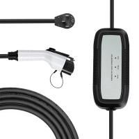 American standard AC (J1772) Type 1 indicator light charging gun, (maximum 32A/7.68KW, Level 2) portable EVSE, Type 1 SAE J1772, NEMA 14-50P, electric vehicle portable charger