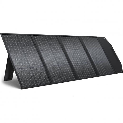 Foldable Solar Panel 100W, IP67 Waterproof Portable Solar Panel Kit with QC 3.0 and USB-C Outputs, Adjustable Stand Foldable Solar Charger for Outdoor RV Camping Van Off-Grid Solar Backup