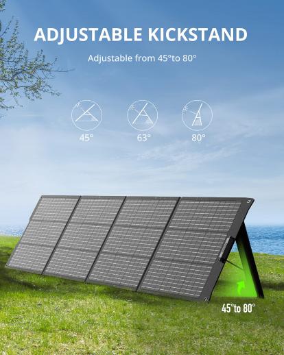 発電所用200W携帯型太陽電池パネル、調節可能スタンド付き24V