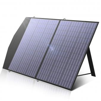 ALLPOWERS SP027 IP66 Kit de painel solar com saída MC-4, 100W, portátil, dobrável, módulo de eficiência de 22% para acampamento ao ar livre, central elétrica, laptops, motorhome, RV