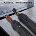 防風傘、53.5インチアーチキャノピー（2人用）、10本のファイバーグラスリブ、自動開閉、ワンシェイクドライ、Kentfaith