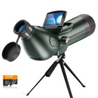 Spotting Scope with 4K Camera & Tripod, High-powered Telescope with 30MP HD Photo/Video, 3in Display for Bird Watching, Moon & Stars