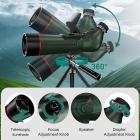 Cannocchiale da osservazione 4K con fotocamera, monoculare ad alta potenza con foto HD da 30MP, display esterno da 3 pollici, per birdwatching, Luna e stelle, treppiede incluso, Kentfaith