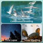 4K Spotting Scope with Camera, High-powered Monocular with 30MP HD Photo/Video 3in Display for Bird Watching, Moon & Stars, Includes 1.77m Aluminum Tripod