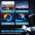 Telescope for Lunar Eclipse, Stargazing 80mm Aperture, 600mm Focal Length, with 4K Wireless Electronic Eyepiece, Kentfaith