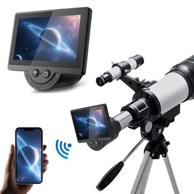 Telescope Electronic Eyepiece with 4.3in Screen, WiFi Live Stream, Capture 1080P Photos & Videos, Rechargeable, Kentfaith