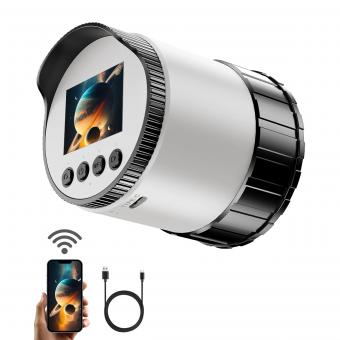 Telescópio Ocular Eletrônico com Vídeos 2K 30FPS, Transmissão WiFi ao Vivo, Tela de 2 Polegadas, Bateria de 2000mAh, Kentfaith