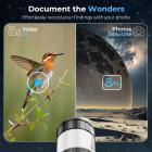 Telescope Electronic Eyepiece with 2K 30FPS Videos, WiFi Live Feed, 2-inch Screen, 2000mAh Battery, Kentfaith