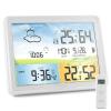 Home Weather Station Wireless Indoor Outdoor Weather Forecast Stations with Atomic Clock, Digital Weather Thermometer, Temperature Humidity Monitor, Moon Phase