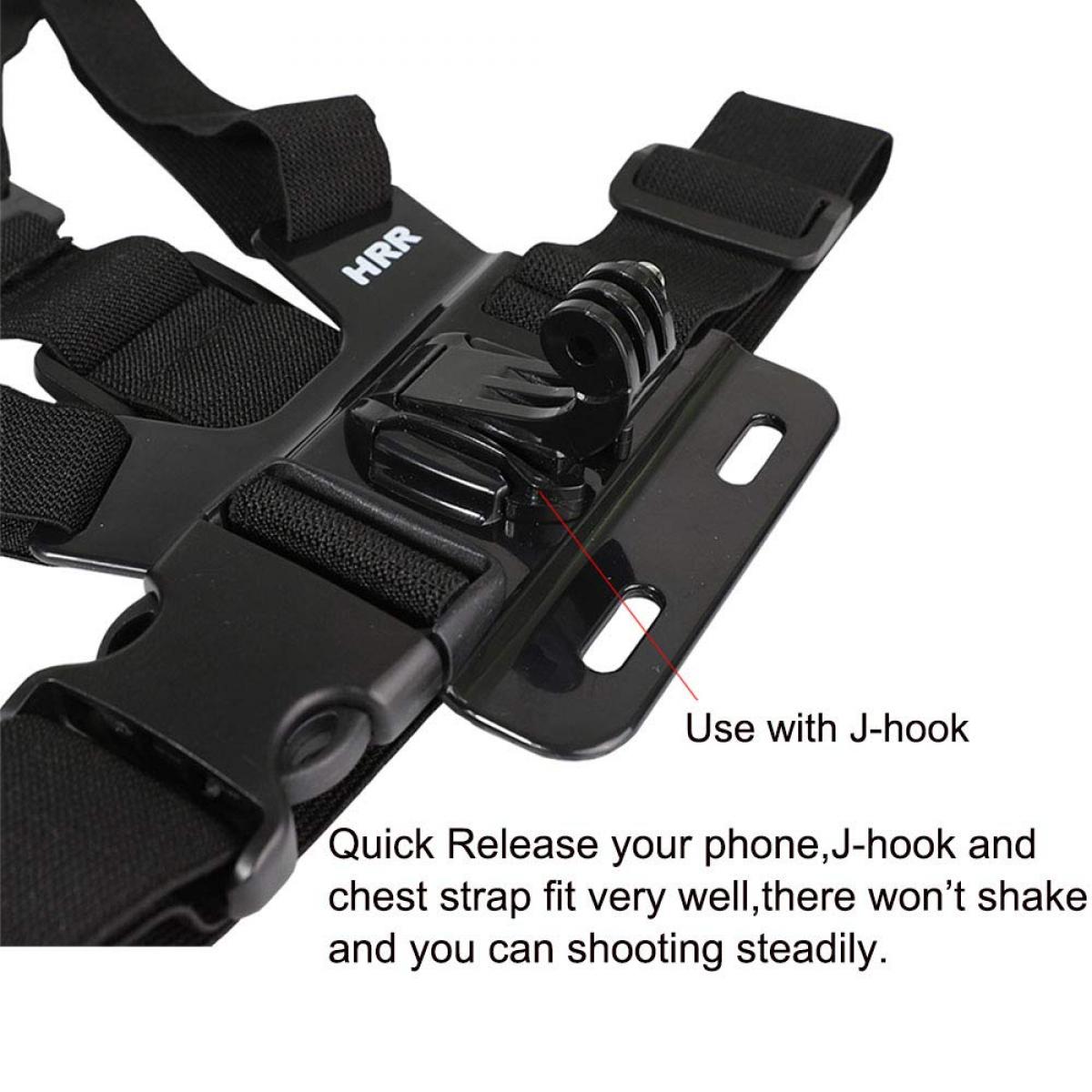 Phone Chest Strap Harness Fixing Headband Bracket Kit for POV/VLOG, Phone  Clip Compatible with iPhone, Samsung, GoPro Hero 10 9, 8, 7, 6, 5, 4, 3, 2