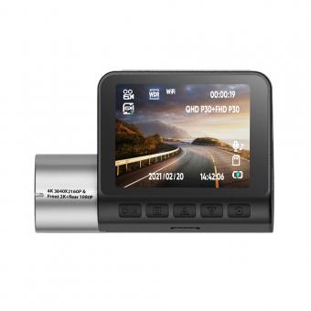 4K Full HD Car Recorder Sony IMX335, Built-in WiFi GPS Smart Car Recorder Car, ADAS, 2-inch IPS LCD, 140° FOV, Wide Dynamic, Support Night Vision