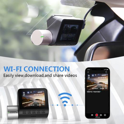 4K Full HD Car Recorder Sony IMX335, Built-in WiFi GPS Smart Car Recorder  Car, ADAS, 2-inch IPS LCD, 140° FOV, Wide Dynamic, Support Night Vision