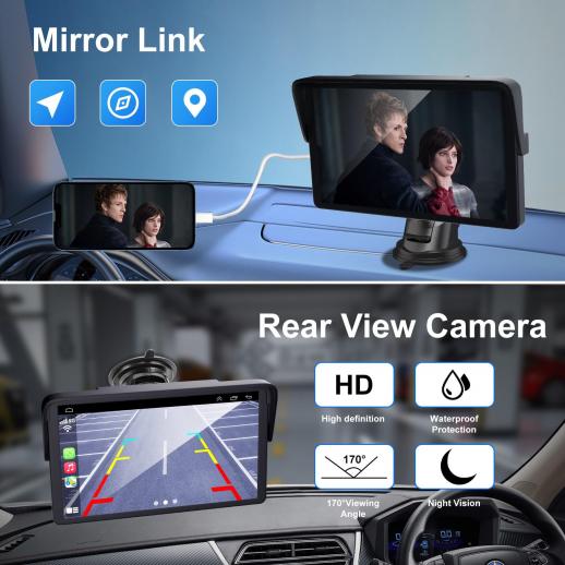 Wireless Car Rear View Camera WIFI with USB Power 170 Degree Reversing Dash  Cam HD Mini Parking for iPhone Android 12V 24V Rear
