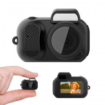 Mini câmera digital 1080P Chaveiro câmera 0,96 pol suporte de exibição Max. 128G