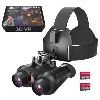 3D VR Night Vision Binoculars with Infrared Head Mounted 6X Zoom Kentfaith