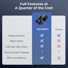 Thermal Imaging Monocular with 4K Infrared Night Vision 60Hz Frame Rate ＜25mk NETD Kentfaith