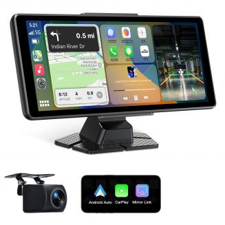 8" Wireless CarPlay Screen Android Auto Car Stereo with 1080P Backup Camera