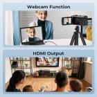 5K 48MP Camcorder with Flip Touchscreen for Vlogging, HD WiFi Video Camera with IR Night Vision, Aluminum Tripod, Remote Control, Suitable for Filmmaking, YouTube Beginners