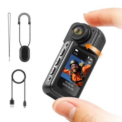 2.7K Thumb Camera with 180° Rotatable Lens Magnetic Body Wearable Kentfaith