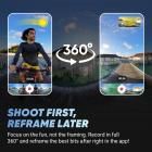 Insta360 X4, Waterproof 8K 360 Action Camera, 4K AI Video, Invisible Stick Removable Guards, 135Min