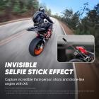 Insta360 X4, Waterproof 8K 360 Action Camera, 4K AI Video, Invisible Stick Removable Guards, 135Min